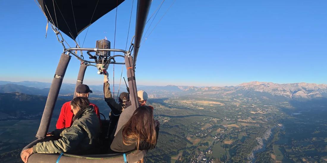 Vol en montgolfière