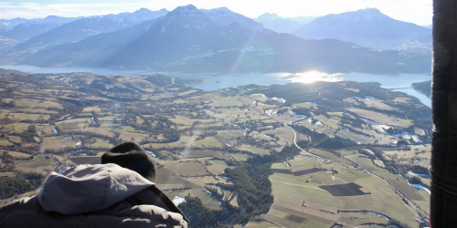 Vol en montgolfière - Lac de Serre Ponçon