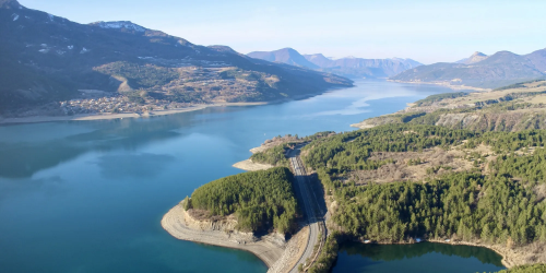 Vol en montgolfière - Lac de Serre Ponçon