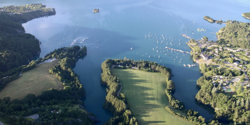Vol en montgolfière - Lac de Serre Ponçon