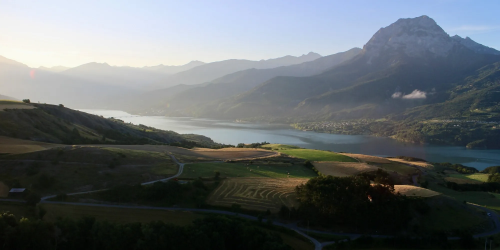 Vol en montgolfière - Lac de Serre Ponçon