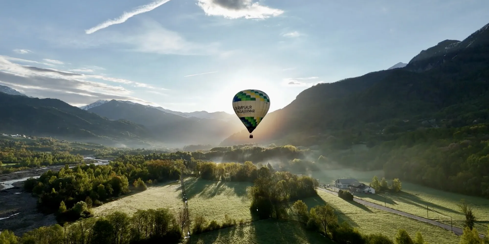 Vol montgolfière vallée Champsaur